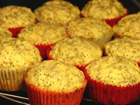 Лимонные маффины с маком, 75 г